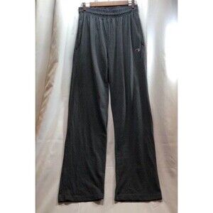 Champion Mens Open Bottom Jersey Pants Graphite Comfort Lounge Medium Drawstring